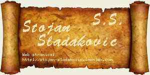 Stojan Sladaković vizit kartica
